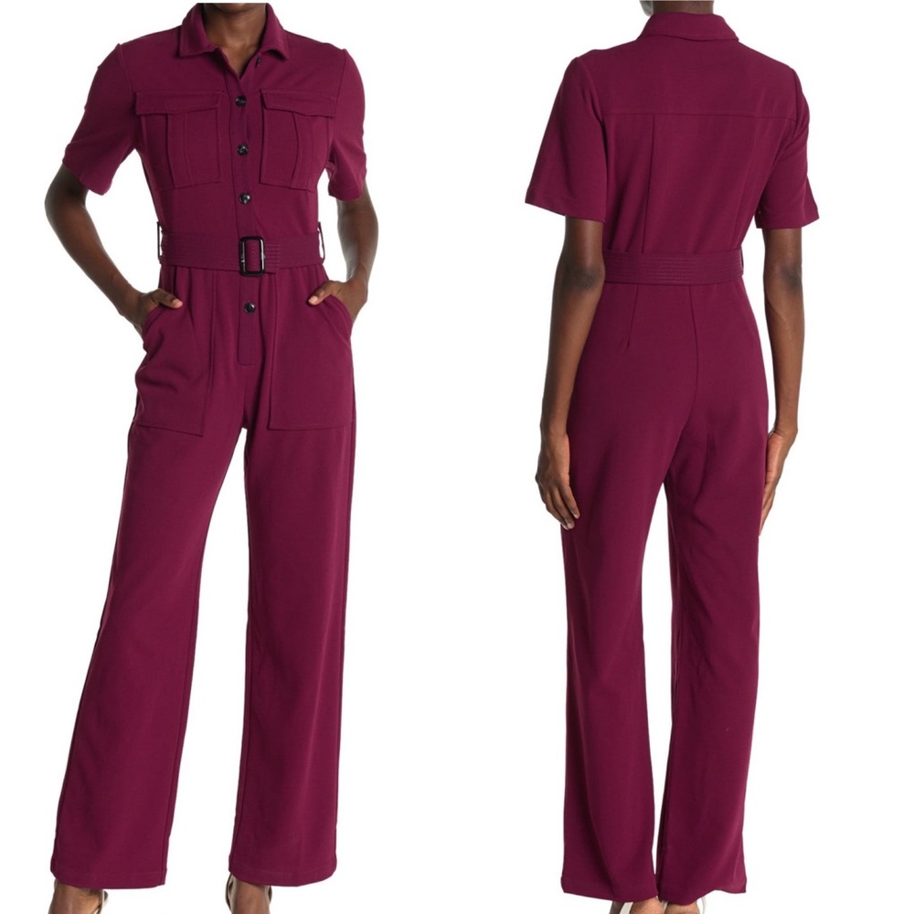 NWT Donna Morgan Anthropologie Wide Leg Jumpsuit